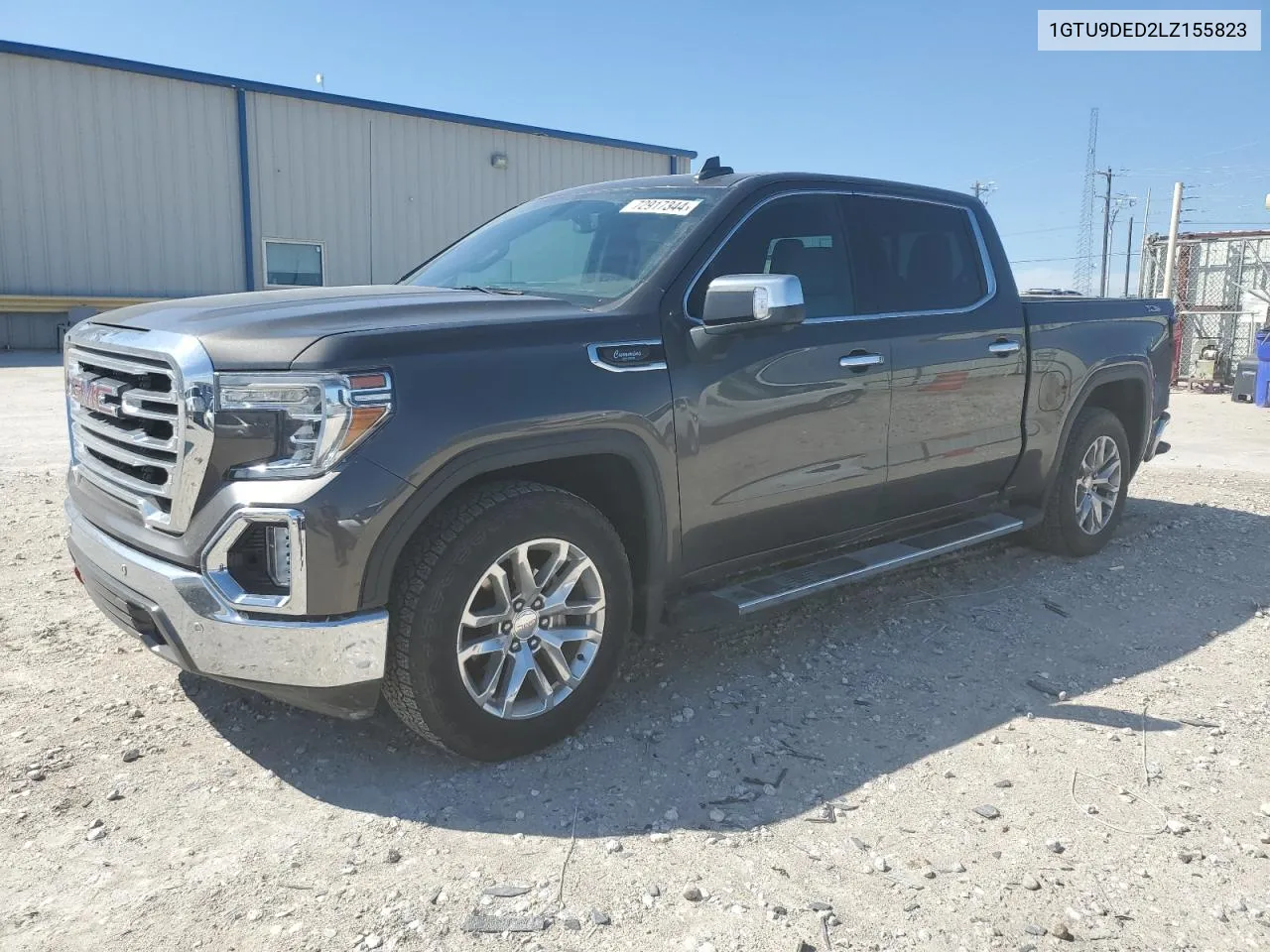 2020 GMC Sierra K1500 Slt VIN: 1GTU9DED2LZ155823 Lot: 72917344