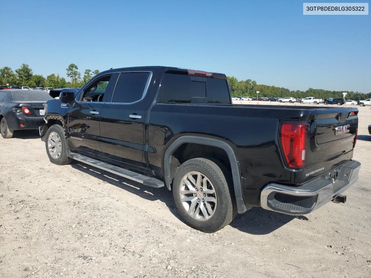 2020 GMC Sierra C1500 Slt VIN: 3GTP8DED8LG305322 Lot: 73106494