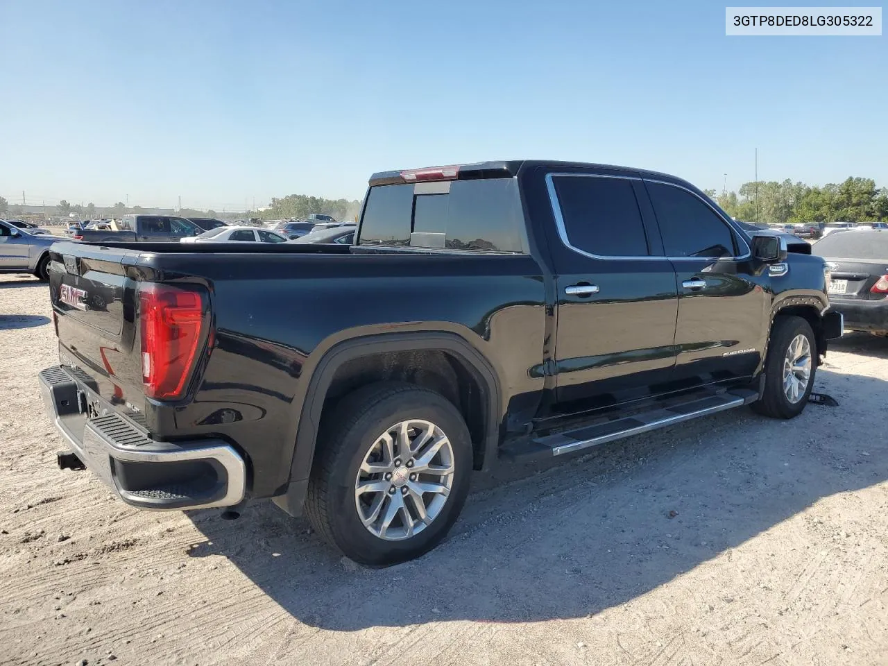 2020 GMC Sierra C1500 Slt VIN: 3GTP8DED8LG305322 Lot: 73106494