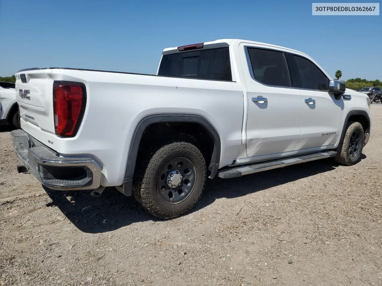 2020 GMC Sierra C1500 Slt VIN: 3GTP8DED8LG362667 Lot: 73212104