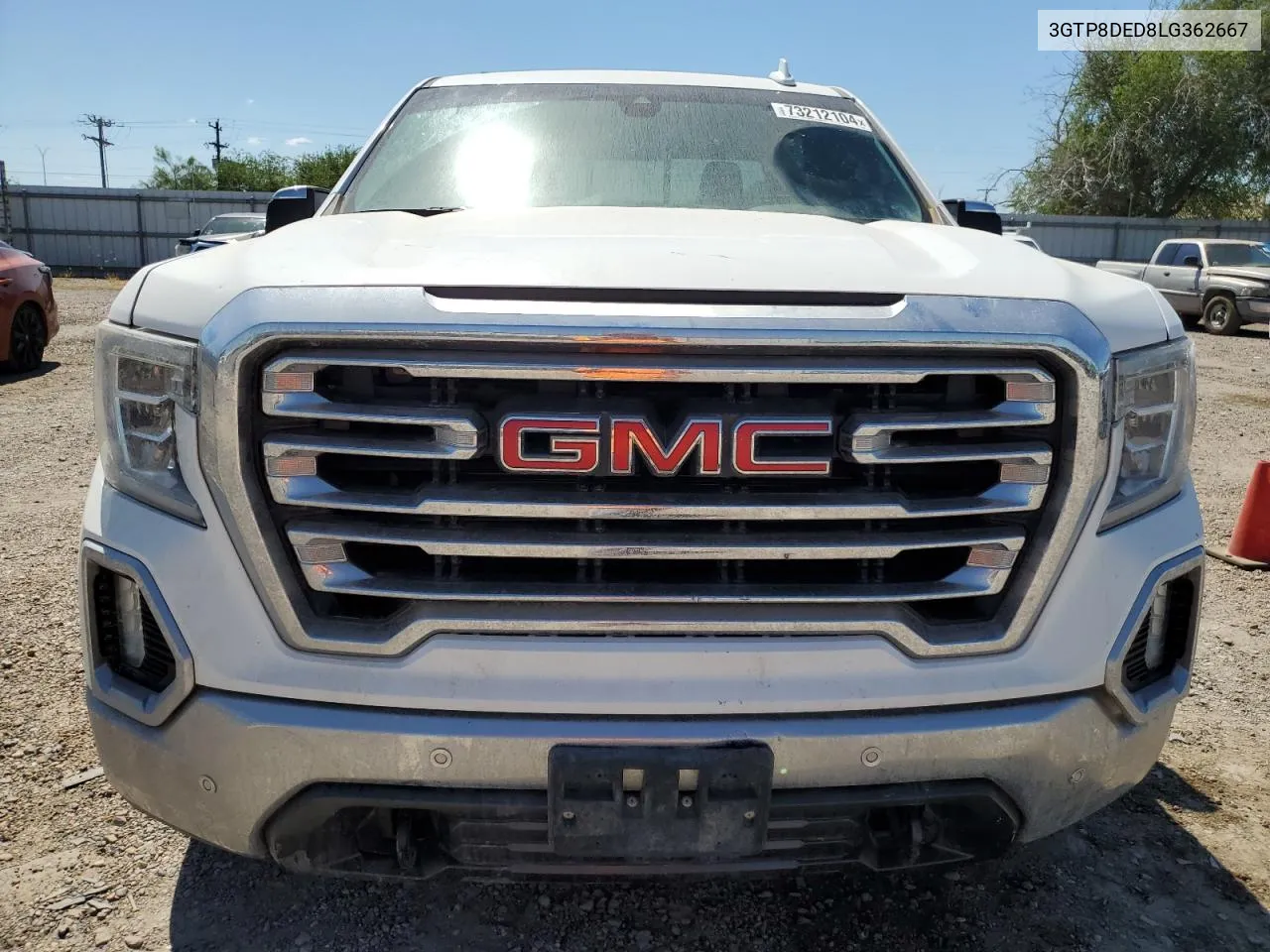 2020 GMC Sierra C1500 Slt VIN: 3GTP8DED8LG362667 Lot: 73212104