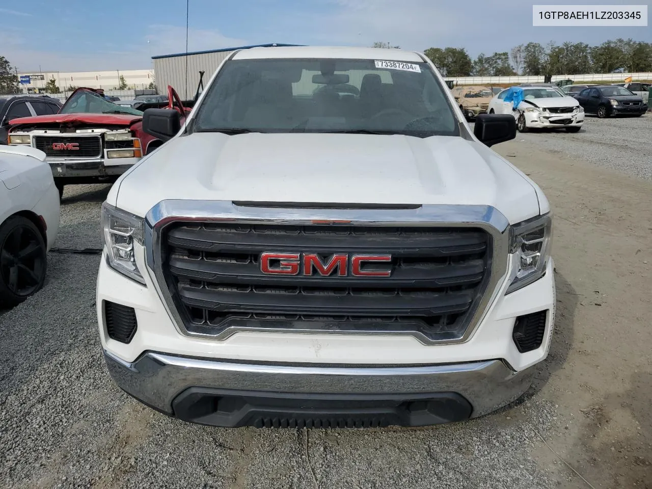 2020 GMC Sierra C1500 VIN: 1GTP8AEH1LZ203345 Lot: 73387204