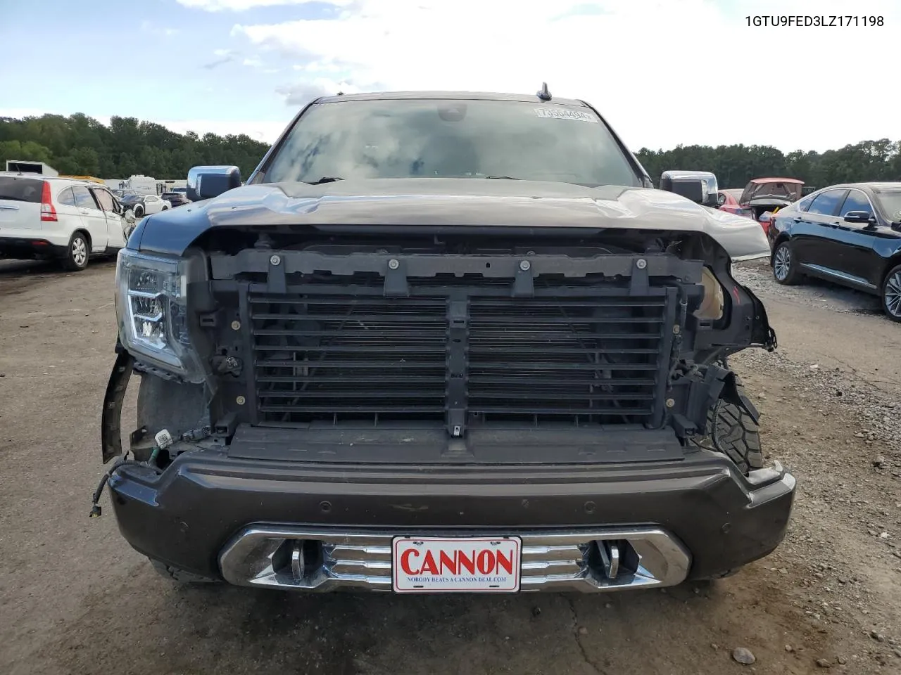 2020 GMC Sierra K1500 Denali VIN: 1GTU9FED3LZ171198 Lot: 73564494