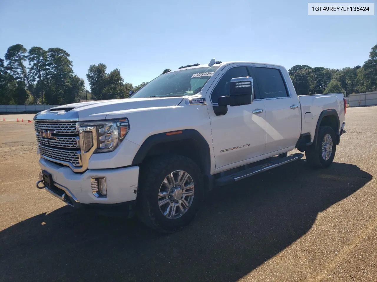 2020 GMC Sierra K2500 Denali VIN: 1GT49REY7LF135424 Lot: 73639874