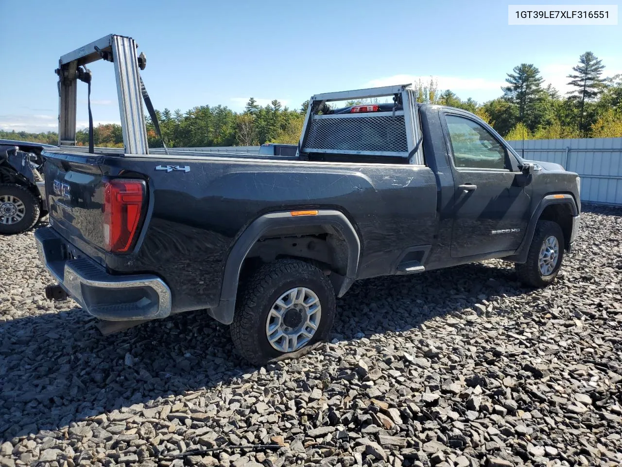 2020 GMC Sierra K2500 Heavy Duty VIN: 1GT39LE7XLF316551 Lot: 73955644