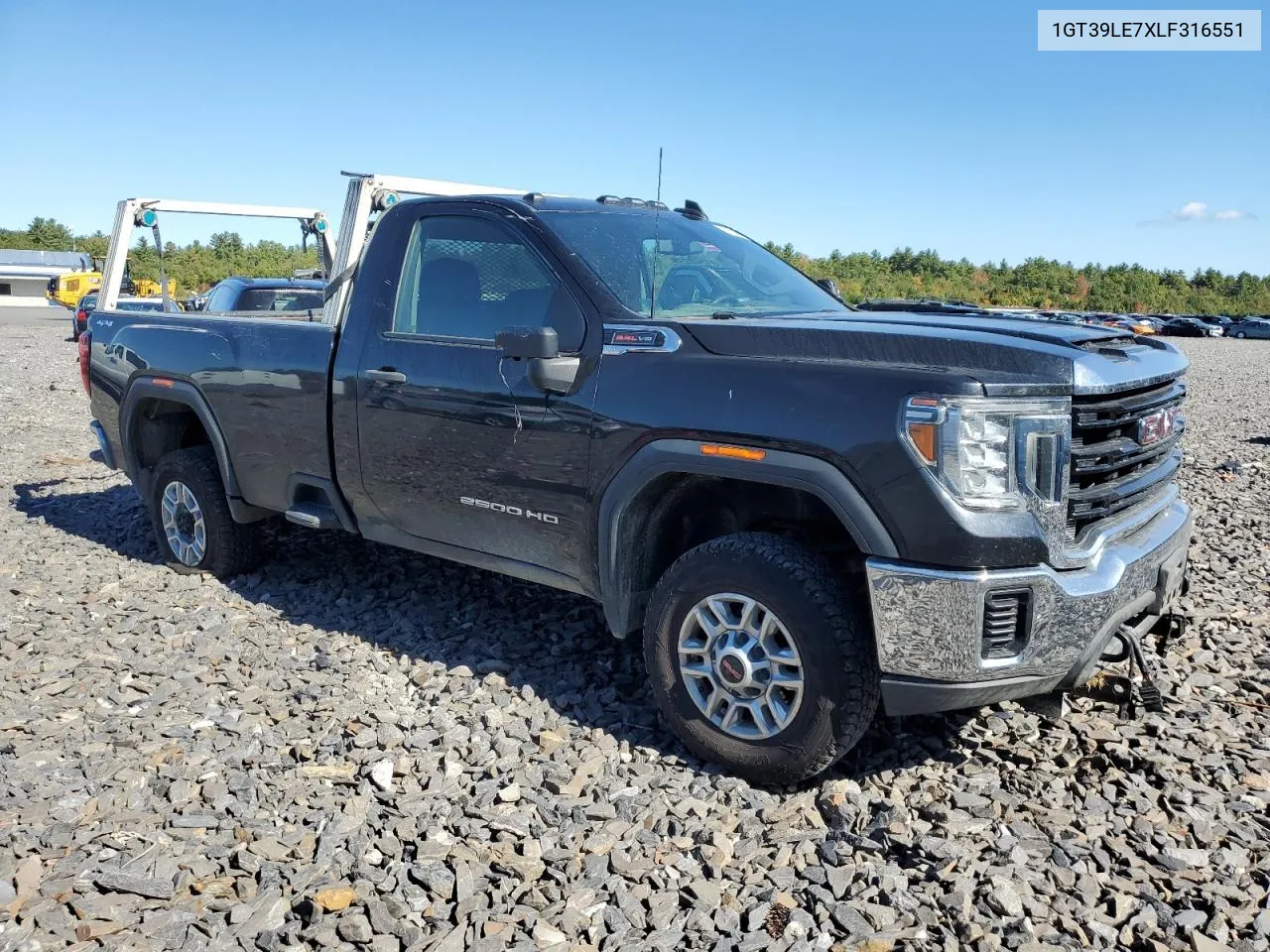 2020 GMC Sierra K2500 Heavy Duty VIN: 1GT39LE7XLF316551 Lot: 73955644