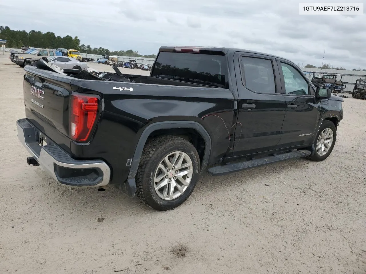 2020 GMC Sierra K1500 VIN: 1GTU9AEF7LZ213716 Lot: 74059834