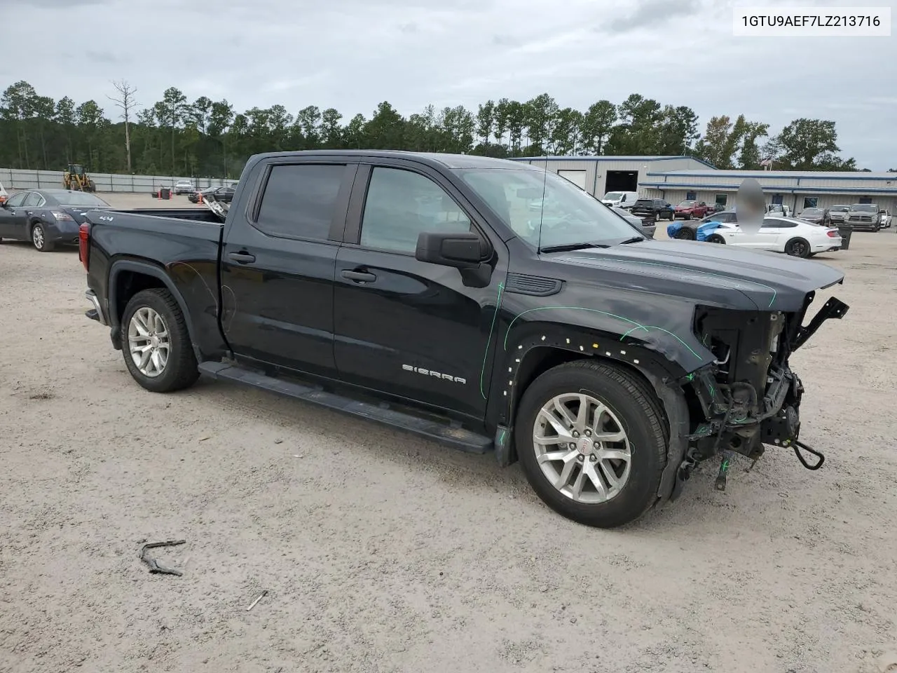 2020 GMC Sierra K1500 VIN: 1GTU9AEF7LZ213716 Lot: 74059834