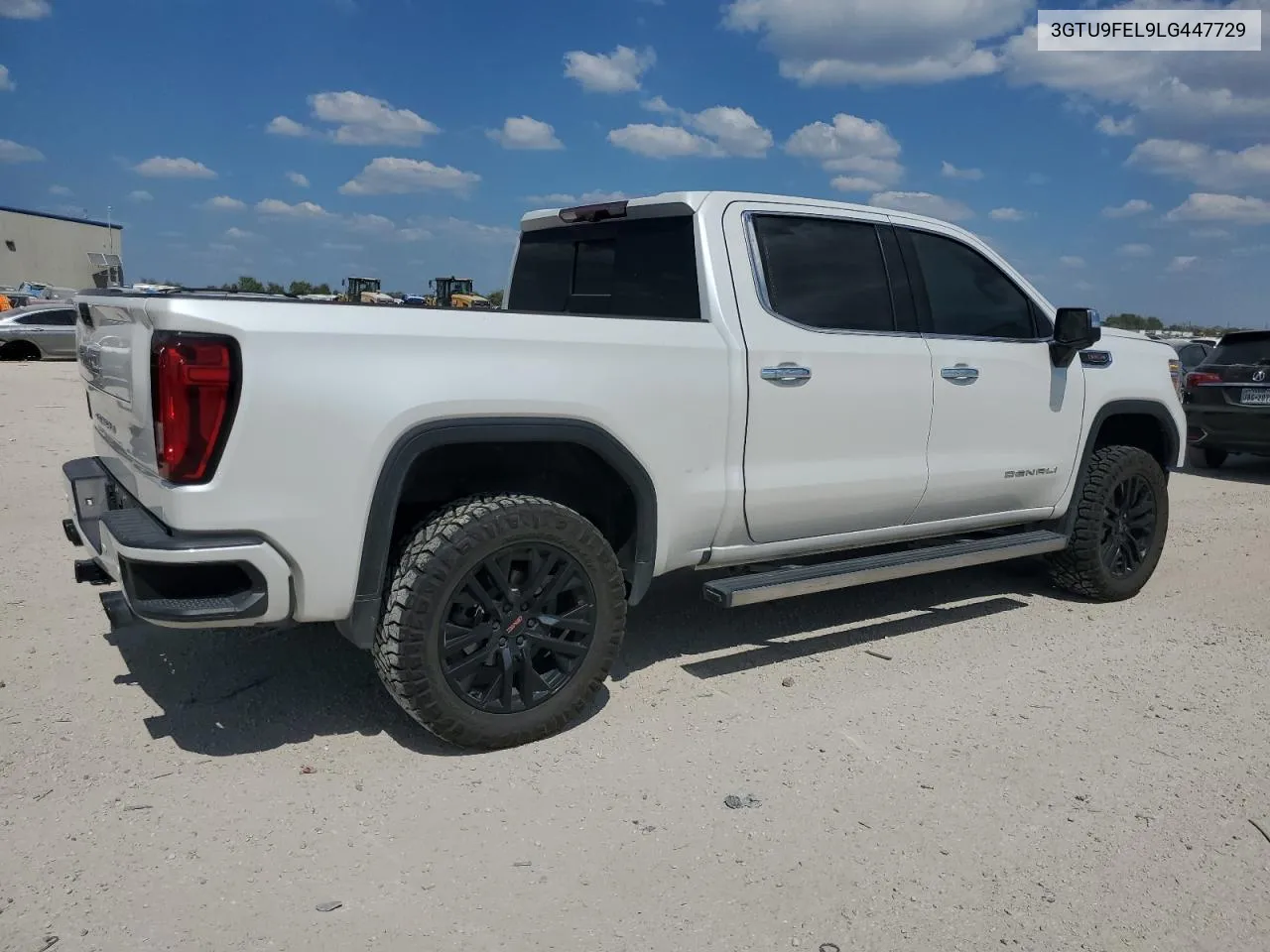 2020 GMC Sierra K1500 Denali VIN: 3GTU9FEL9LG447729 Lot: 74268984