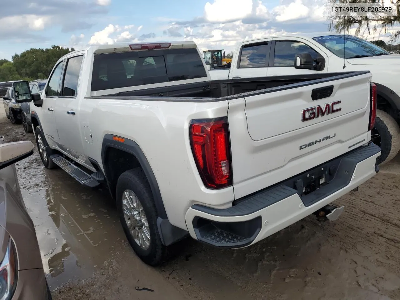 2020 GMC Sierra K2500 Denali VIN: 1GT49REY8LF205979 Lot: 74303074