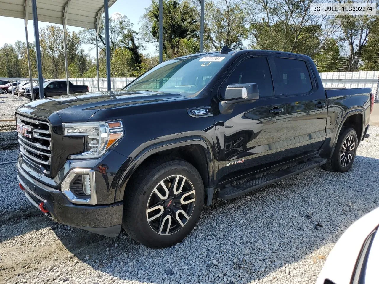 2020 GMC Sierra K1500 At4 VIN: 3GTU9EET1LG302274 Lot: 74578364