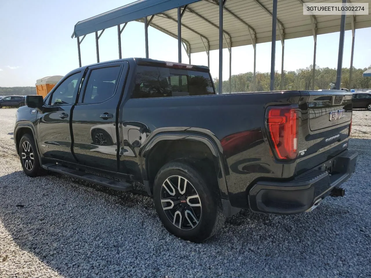 2020 GMC Sierra K1500 At4 VIN: 3GTU9EET1LG302274 Lot: 74578364