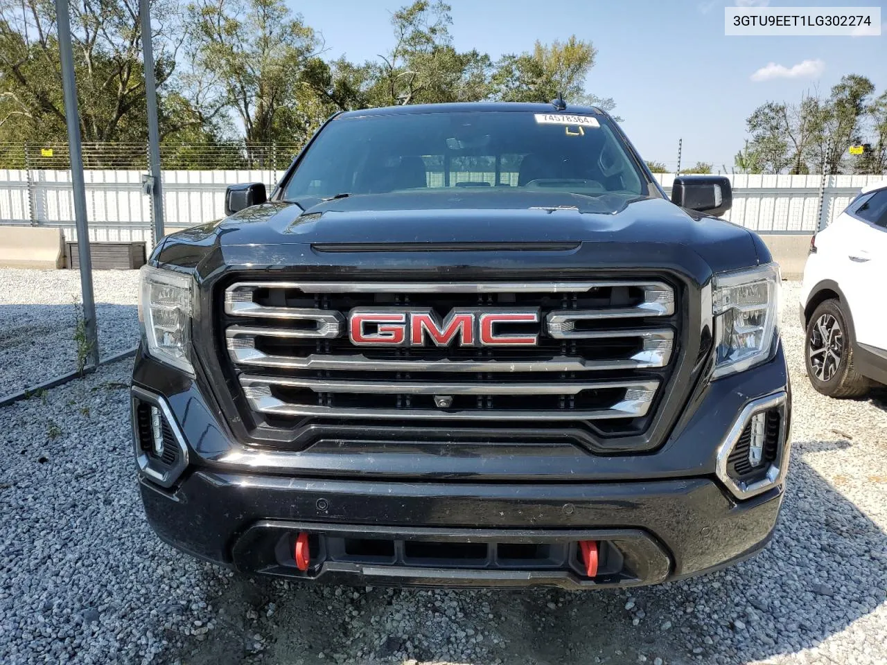 2020 GMC Sierra K1500 At4 VIN: 3GTU9EET1LG302274 Lot: 74578364