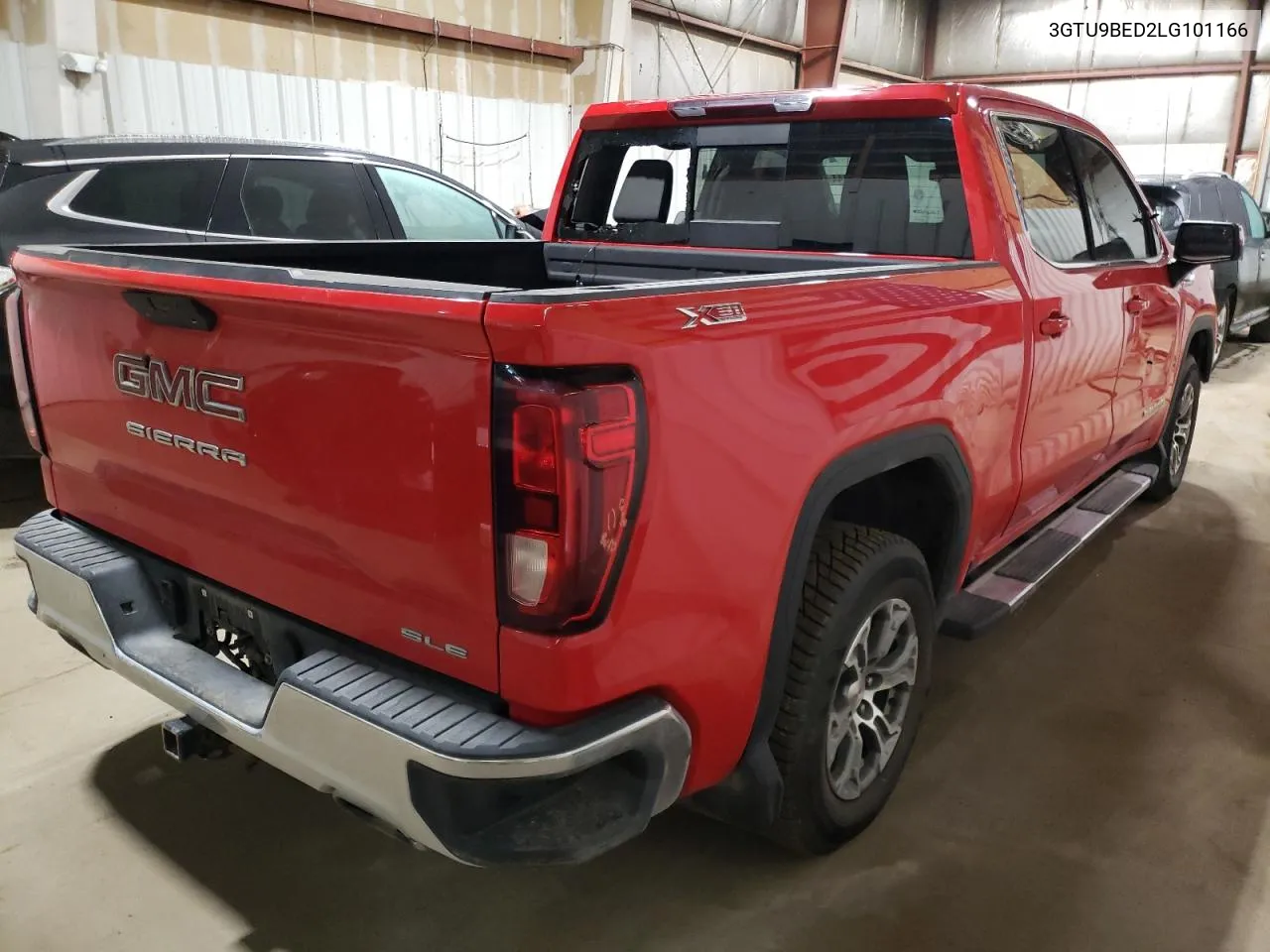 2020 GMC Sierra K1500 Sle VIN: 3GTU9BED2LG101166 Lot: 74621044