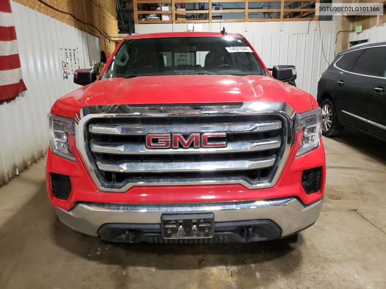 2020 GMC Sierra K1500 Sle VIN: 3GTU9BED2LG101166 Lot: 74621044