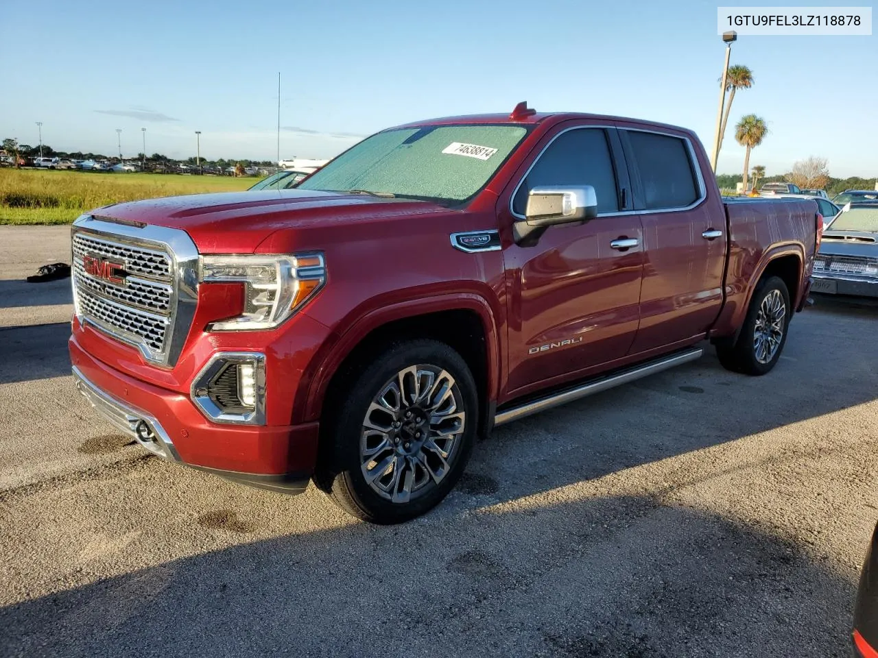 2020 GMC Sierra K1500 Denali VIN: 1GTU9FEL3LZ118878 Lot: 74638814