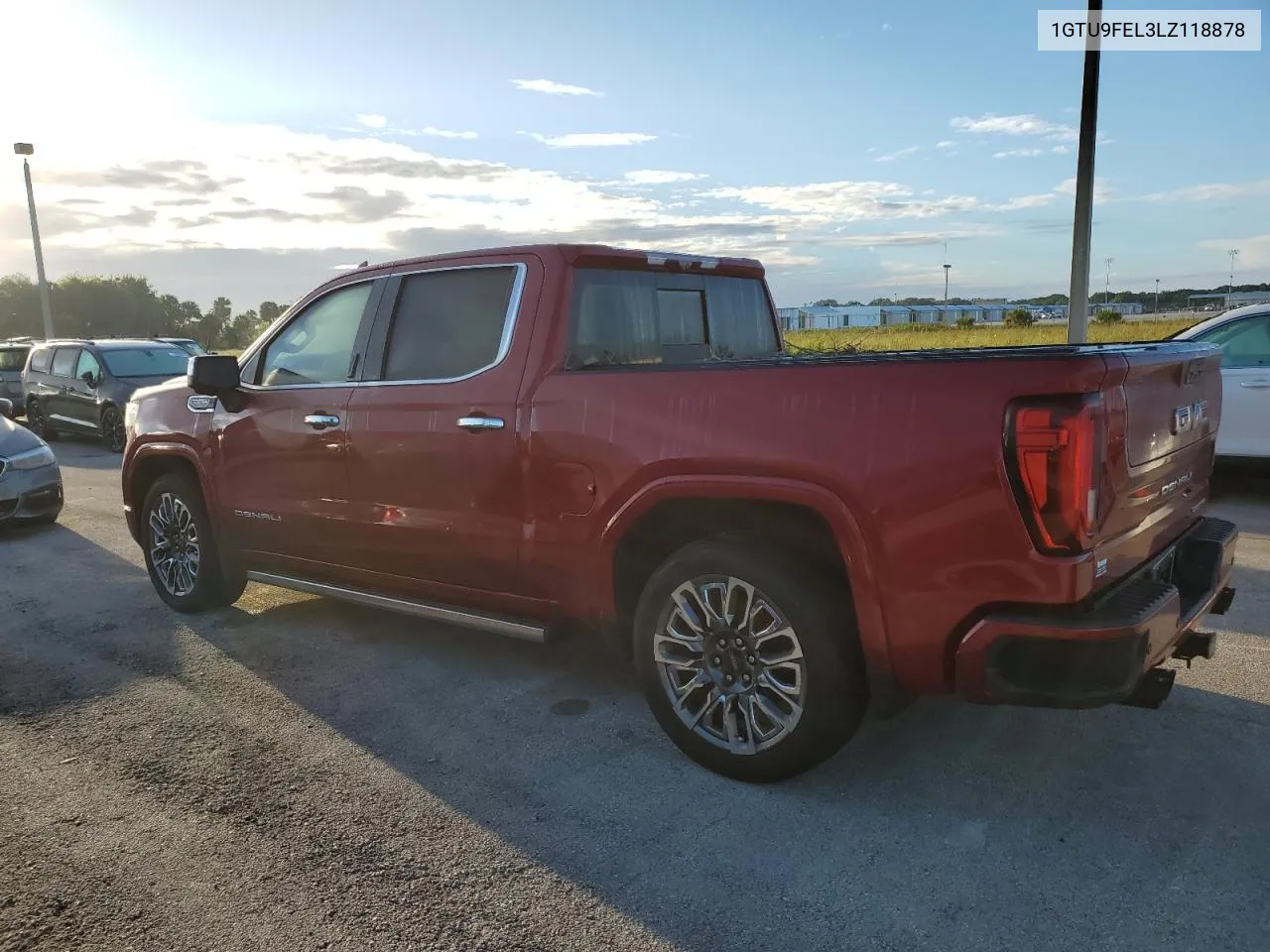 2020 GMC Sierra K1500 Denali VIN: 1GTU9FEL3LZ118878 Lot: 74638814