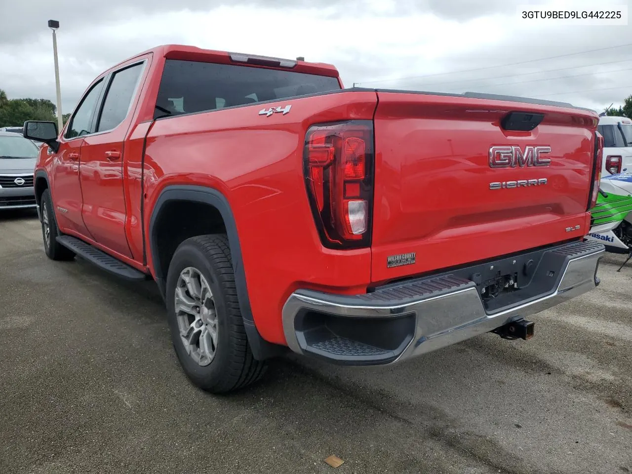 2020 GMC Sierra K1500 Sle VIN: 3GTU9BED9LG442225 Lot: 74795784