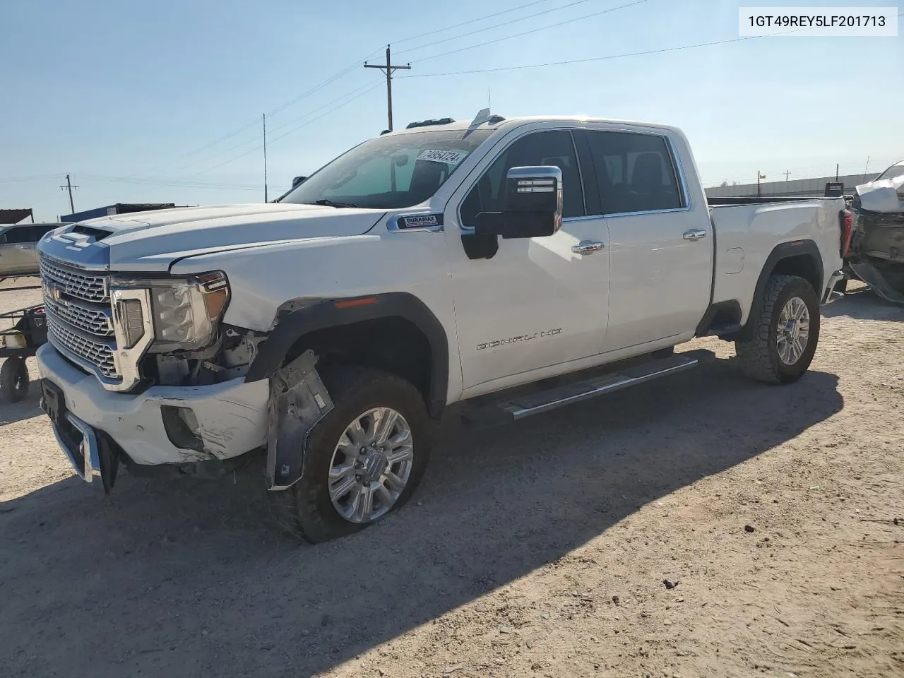 2020 GMC Sierra K2500 Denali VIN: 1GT49REY5LF201713 Lot: 74954724