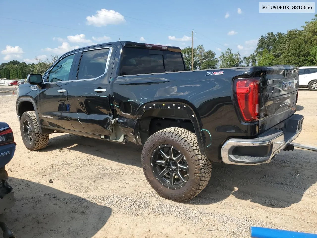 2020 GMC Sierra K1500 Slt VIN: 3GTU9DEDXLG315656 Lot: 74960584