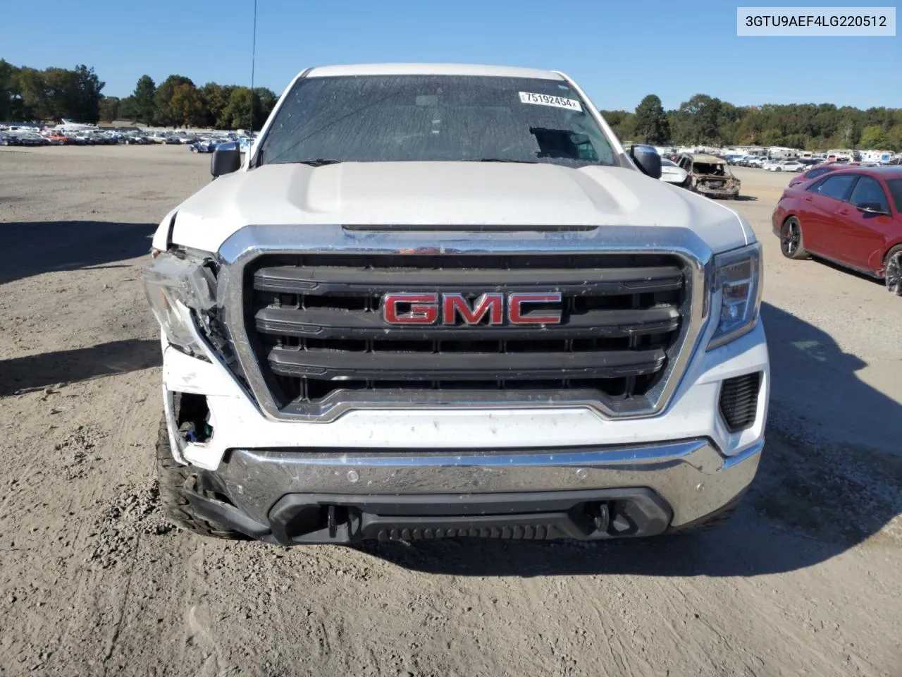 2020 GMC Sierra K1500 VIN: 3GTU9AEF4LG220512 Lot: 75192454