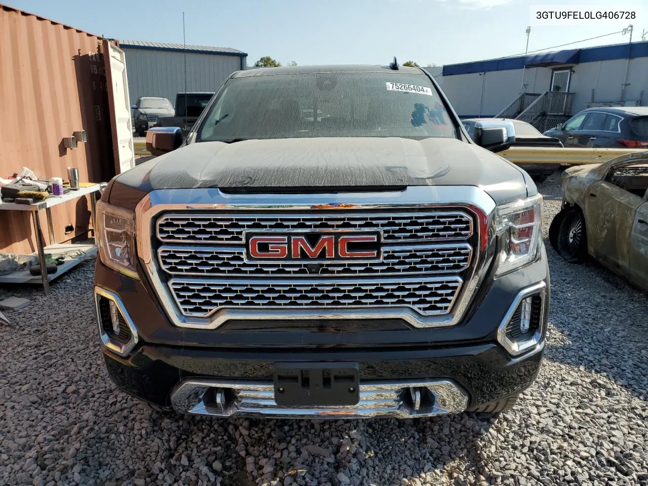 2020 GMC Sierra K1500 Denali VIN: 3GTU9FEL0LG406728 Lot: 75266404