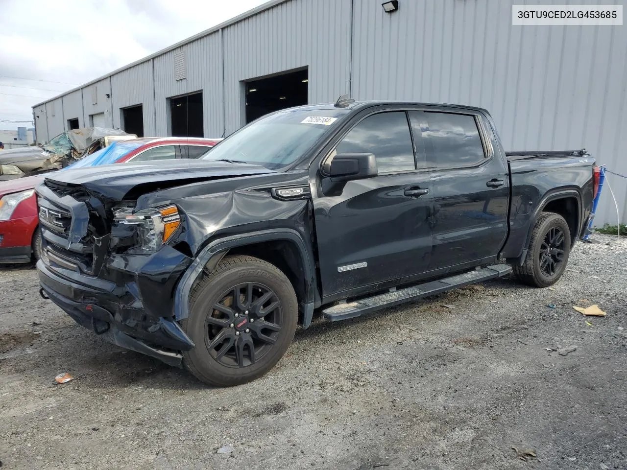 2020 GMC Sierra K1500 Elevation VIN: 3GTU9CED2LG453685 Lot: 75296184