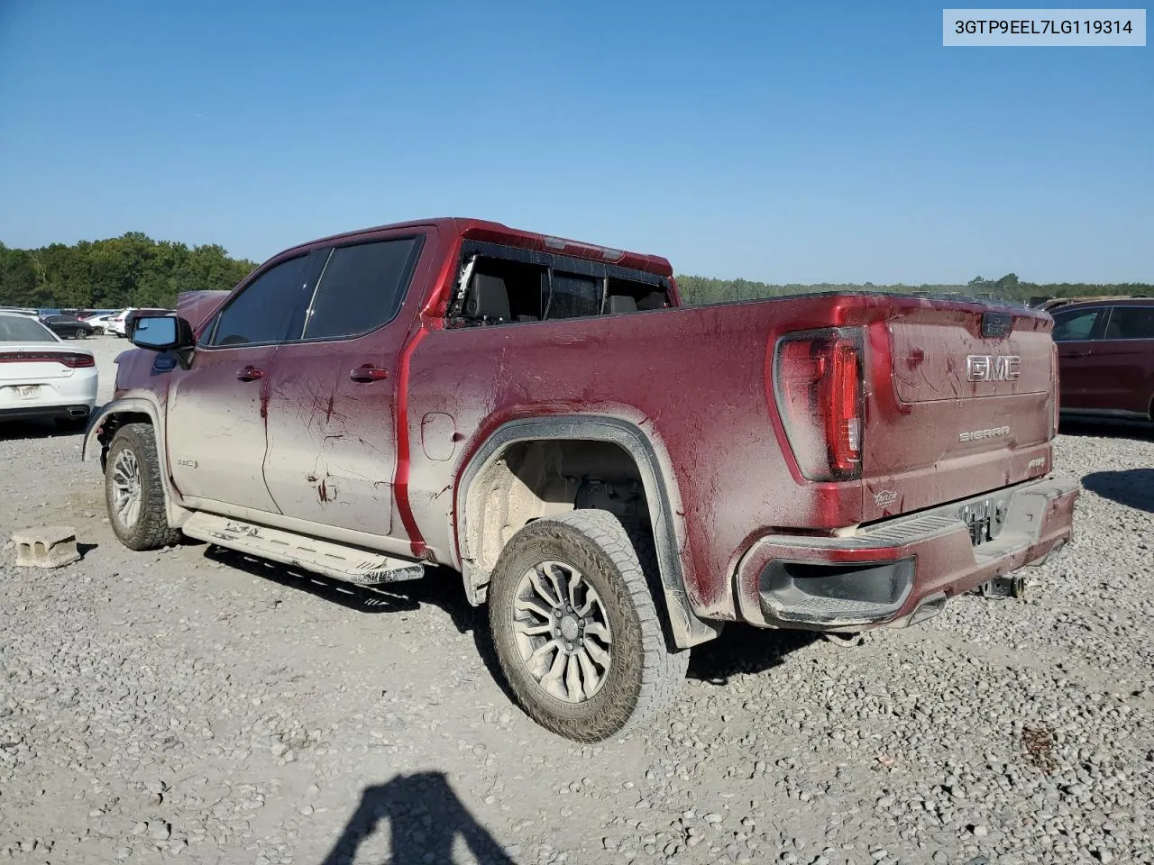 2020 GMC Sierra K1500 At4 VIN: 3GTP9EEL7LG119314 Lot: 75431934