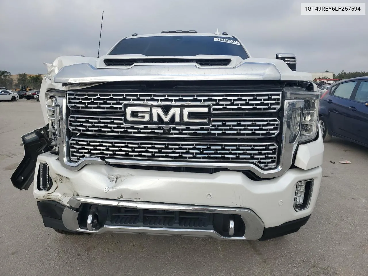 2020 GMC Sierra K2500 Denali VIN: 1GT49REY6LF257594 Lot: 75485334