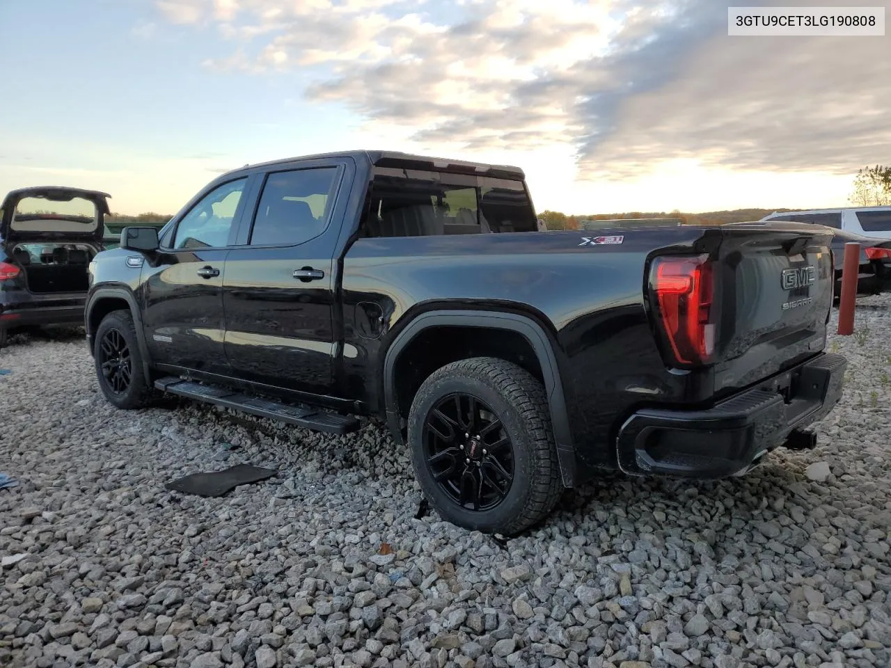 3GTU9CET3LG190808 2020 GMC Sierra K1500 Elevation