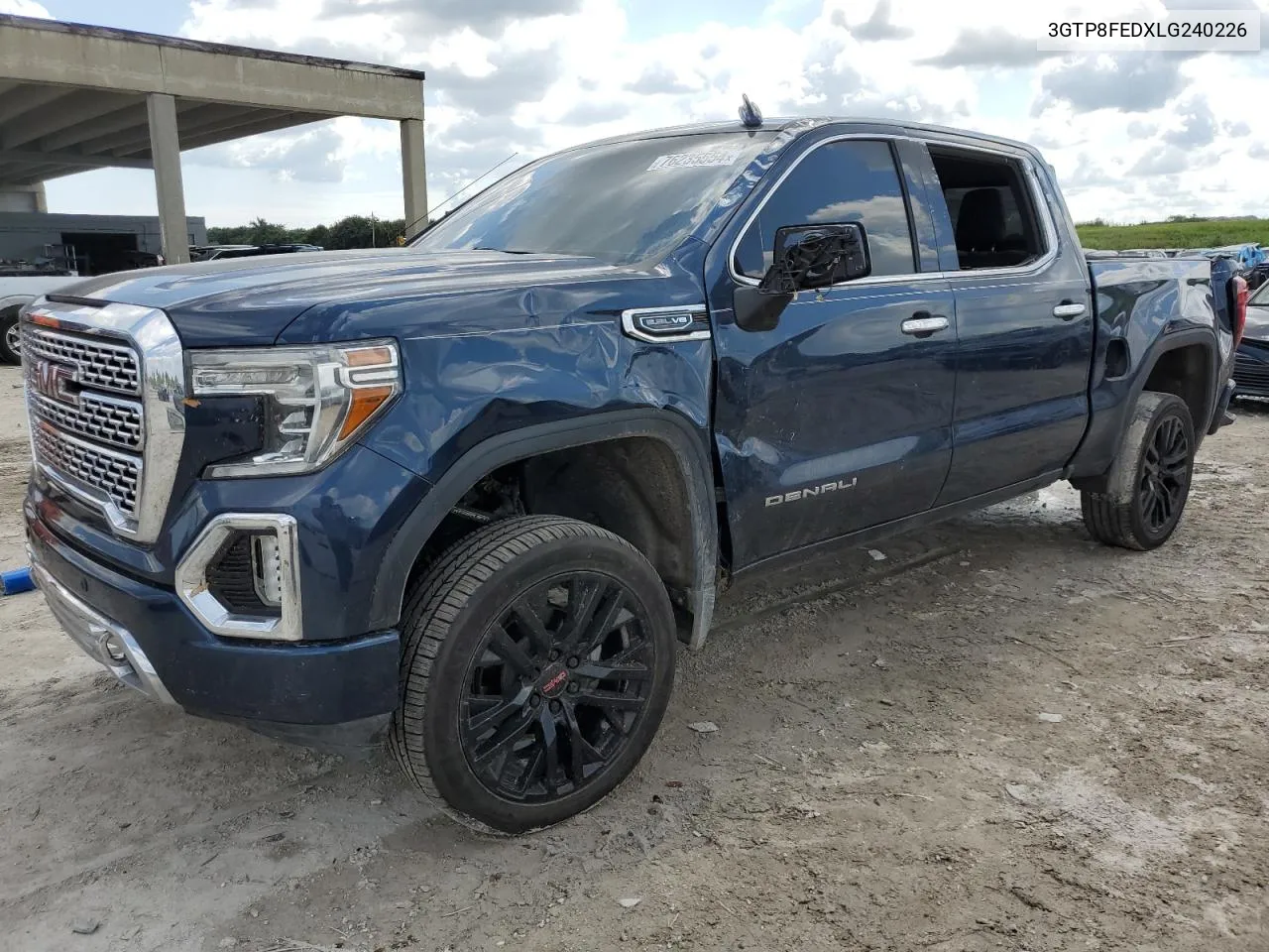 2020 GMC Sierra C1500 Denali VIN: 3GTP8FEDXLG240226 Lot: 76235554