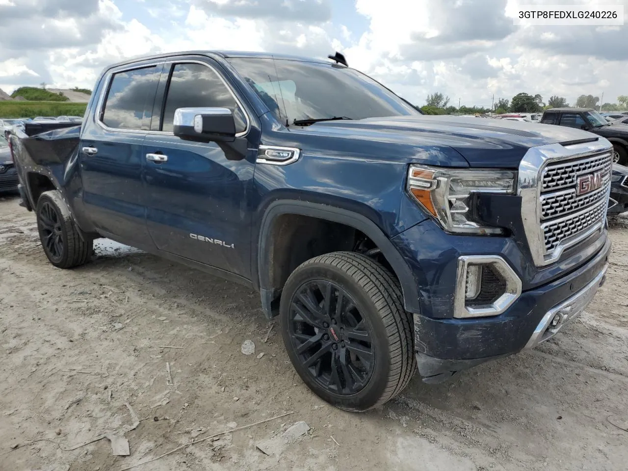 2020 GMC Sierra C1500 Denali VIN: 3GTP8FEDXLG240226 Lot: 76235554