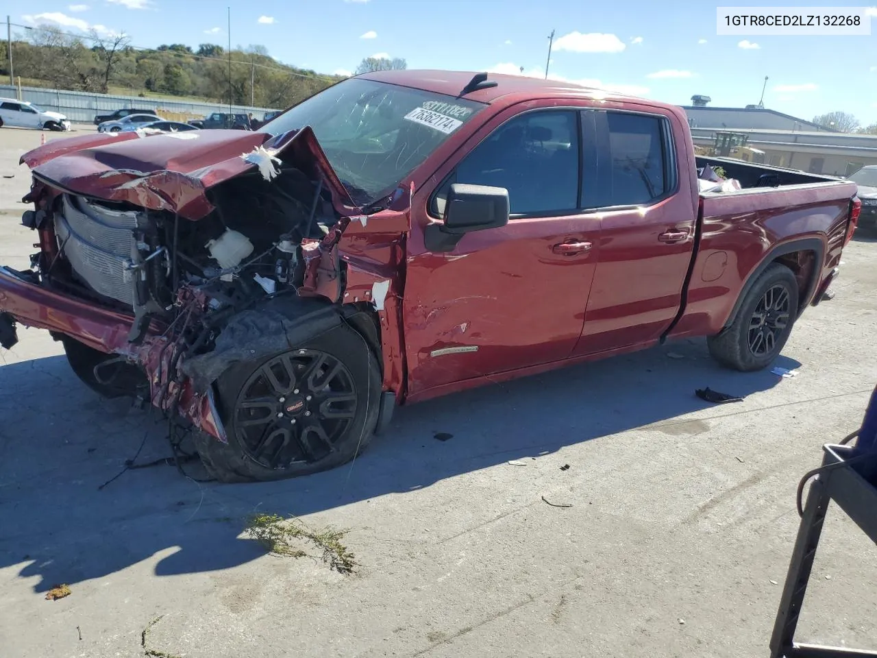 2020 GMC Sierra C1500 Elevation VIN: 1GTR8CED2LZ132268 Lot: 76362174