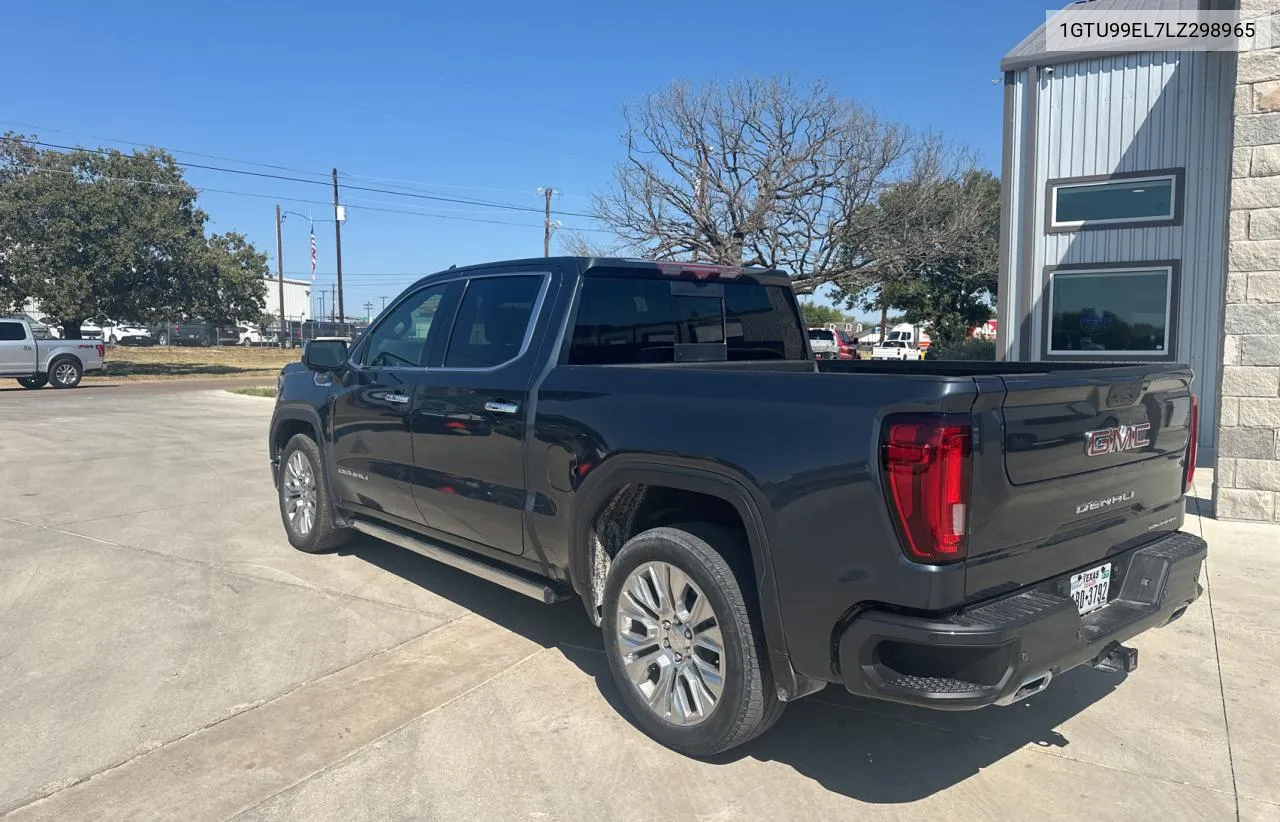 2020 GMC Sierra Den VIN: 1GTU99EL7LZ298965 Lot: 76543944