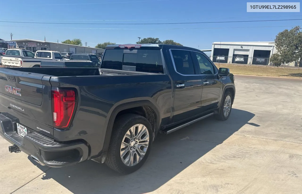 2020 GMC Sierra Den VIN: 1GTU99EL7LZ298965 Lot: 76543944