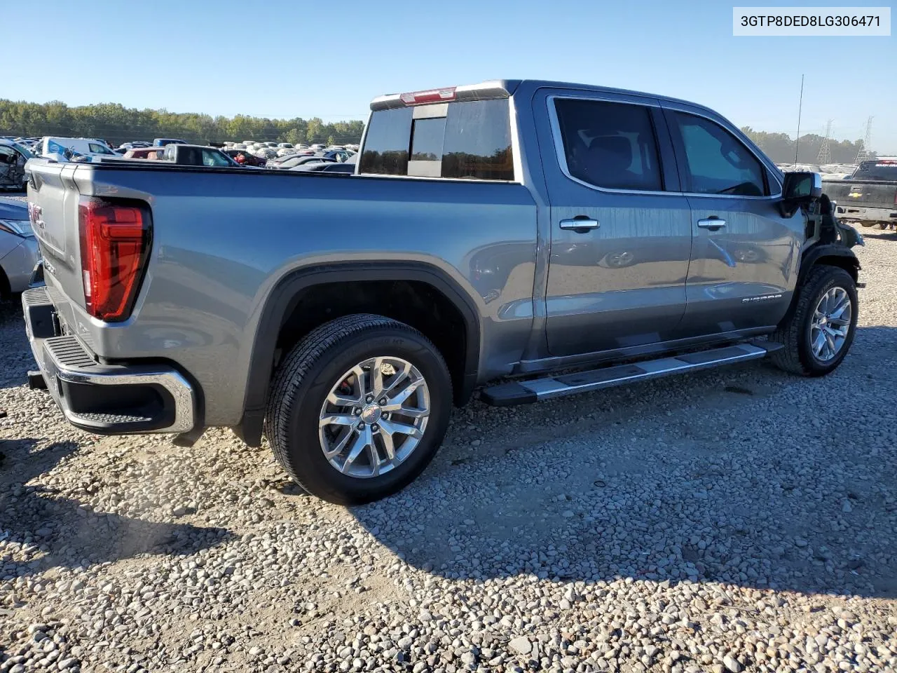 2020 GMC Sierra C1500 Slt VIN: 3GTP8DED8LG306471 Lot: 76688294