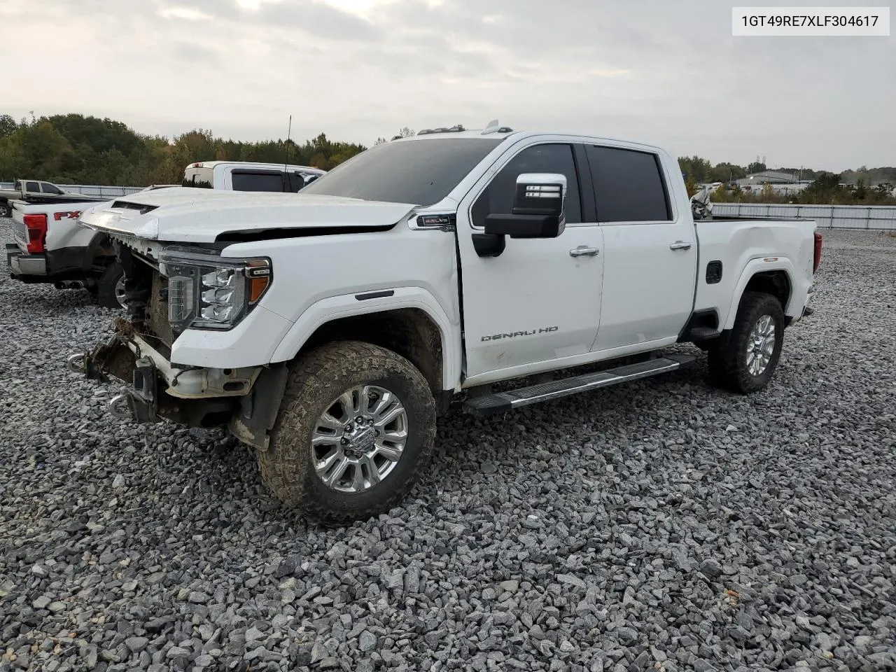 2020 GMC Sierra K2500 Denali VIN: 1GT49RE7XLF304617 Lot: 77007924