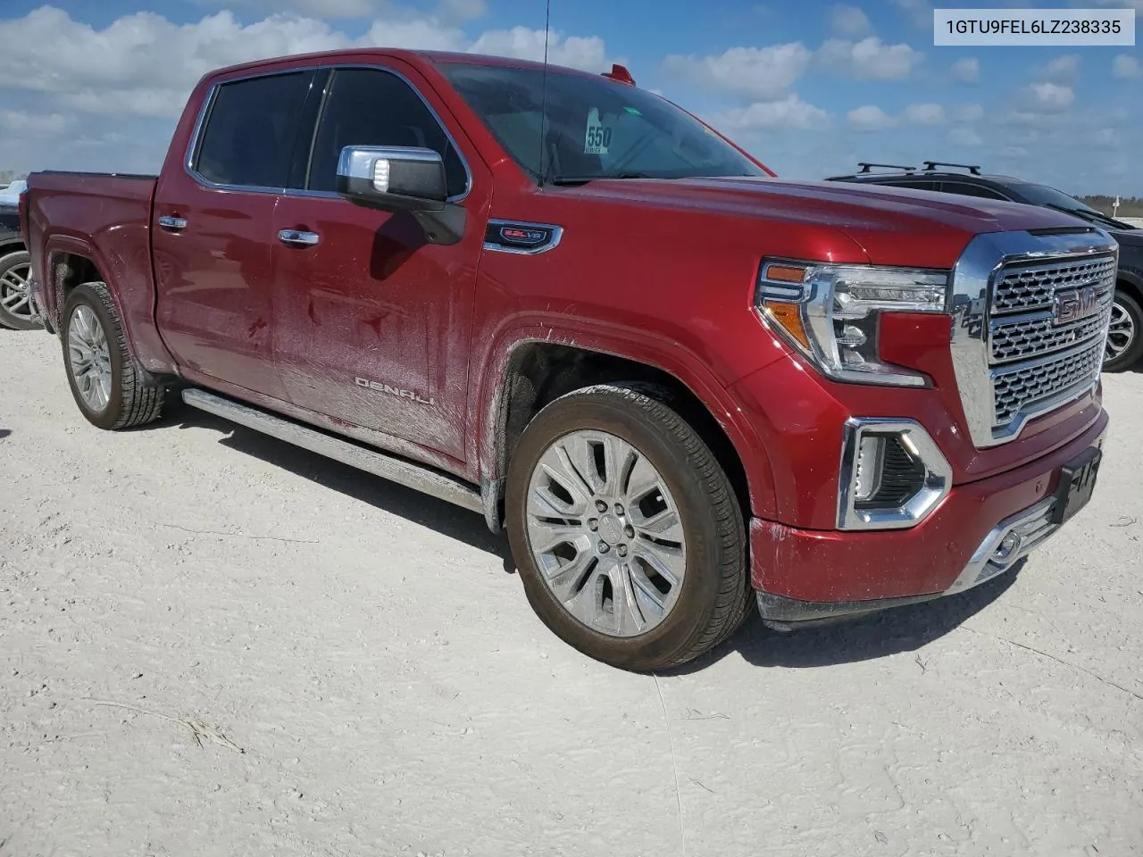 2020 GMC Sierra K1500 Denali VIN: 1GTU9FEL6LZ238335 Lot: 77258344