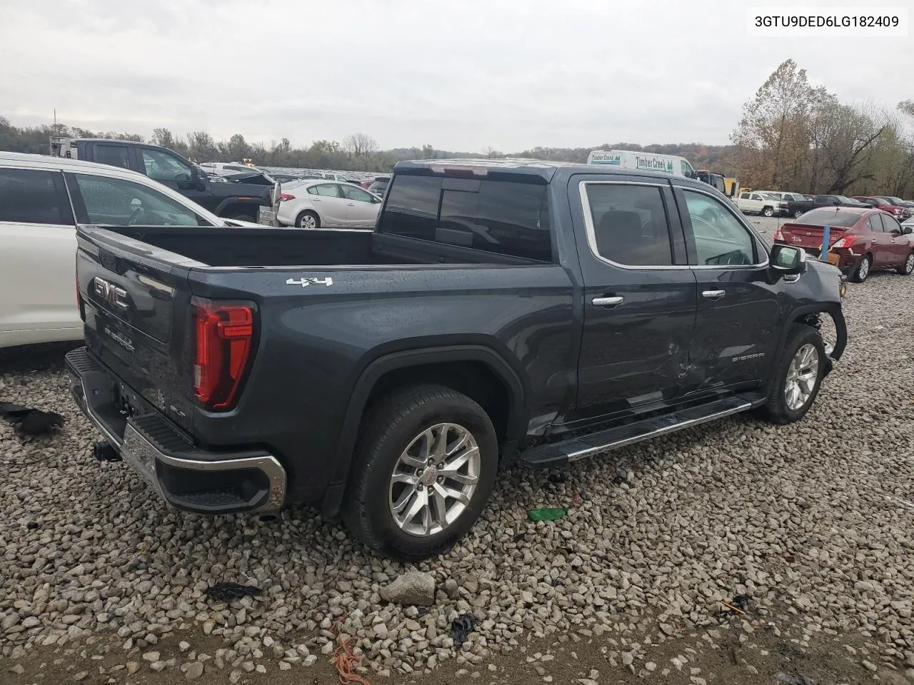 2020 GMC Sierra K1500 Slt VIN: 3GTU9DED6LG182409 Lot: 77358614