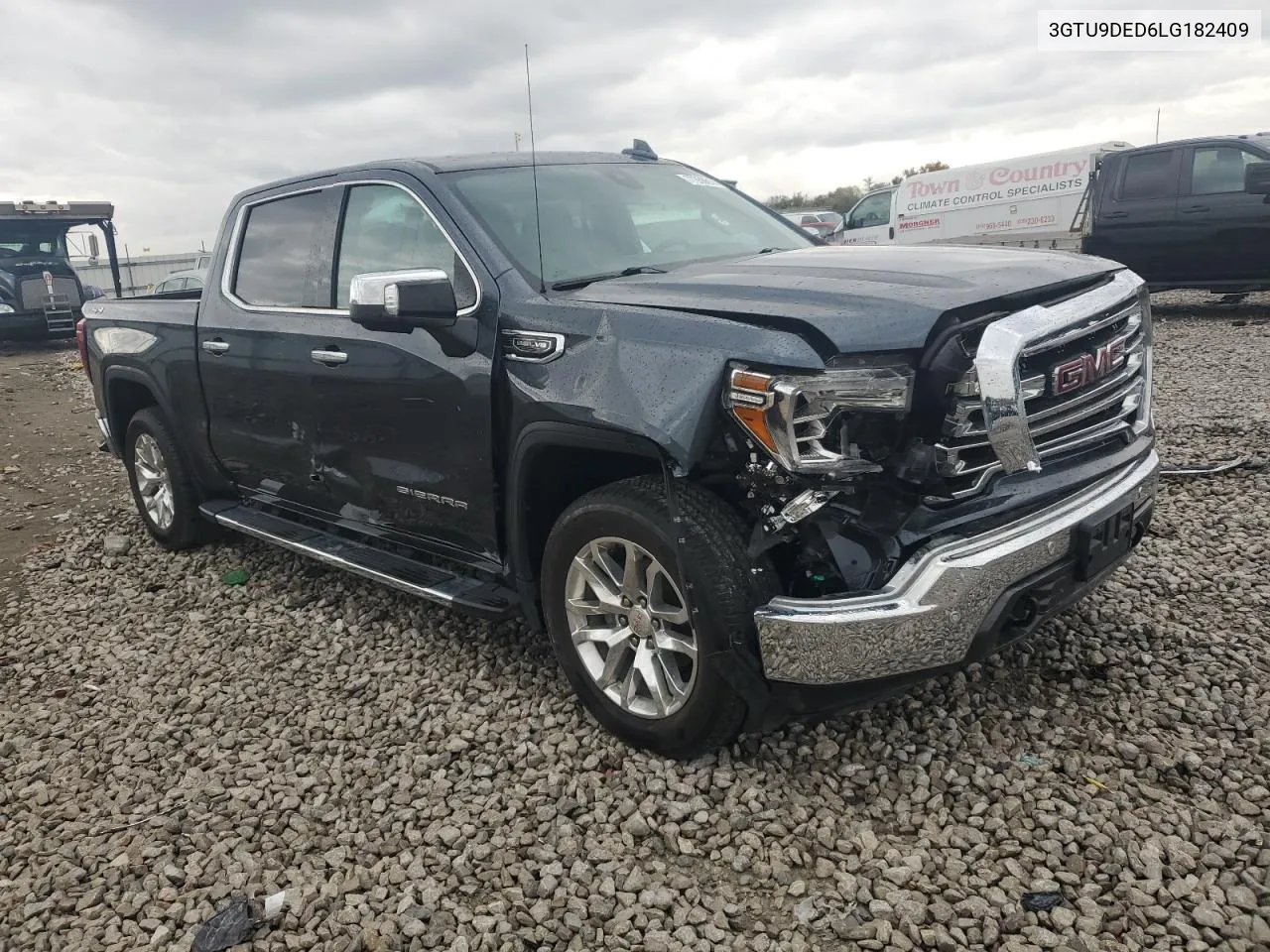 2020 GMC Sierra K1500 Slt VIN: 3GTU9DED6LG182409 Lot: 77358614