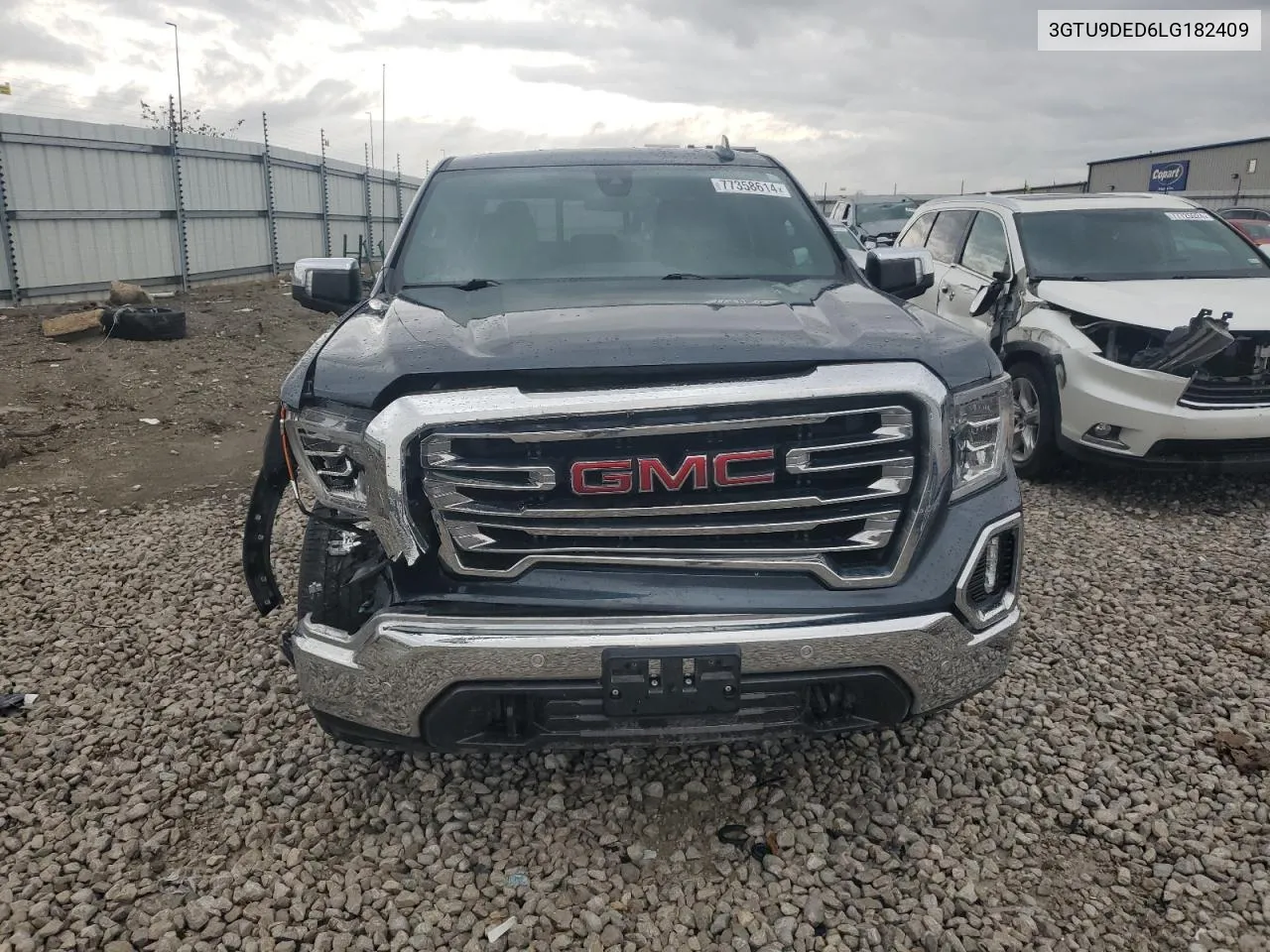 2020 GMC Sierra K1500 Slt VIN: 3GTU9DED6LG182409 Lot: 77358614