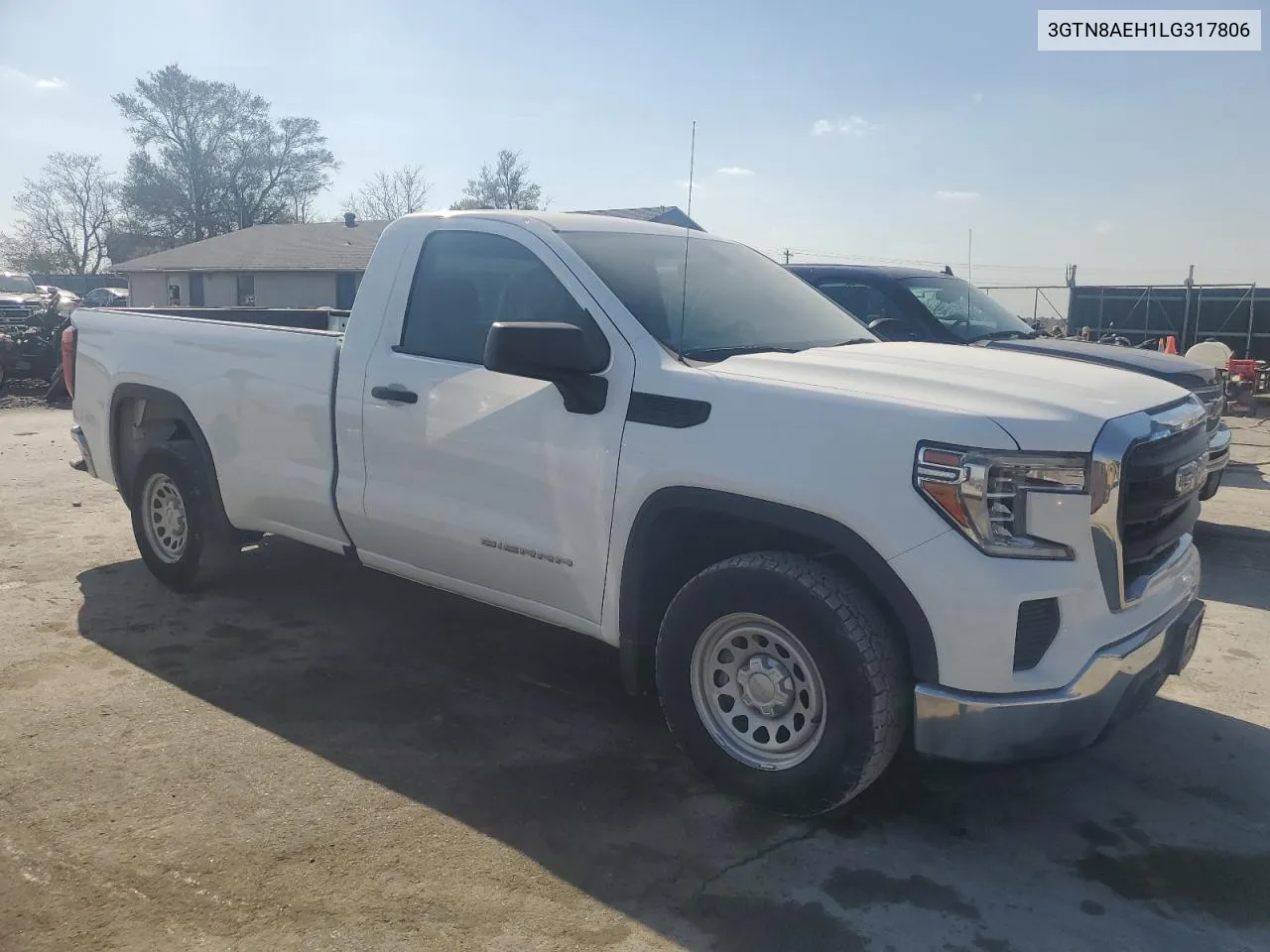 2020 GMC Sierra C1500 VIN: 3GTN8AEH1LG317806 Lot: 78603824