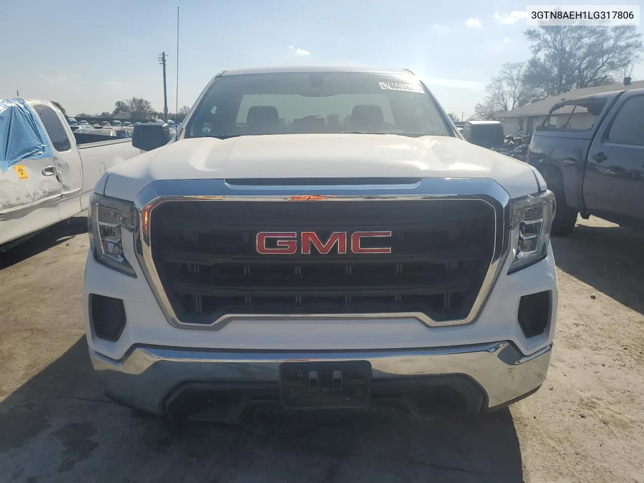 2020 GMC Sierra C1500 VIN: 3GTN8AEH1LG317806 Lot: 78603824