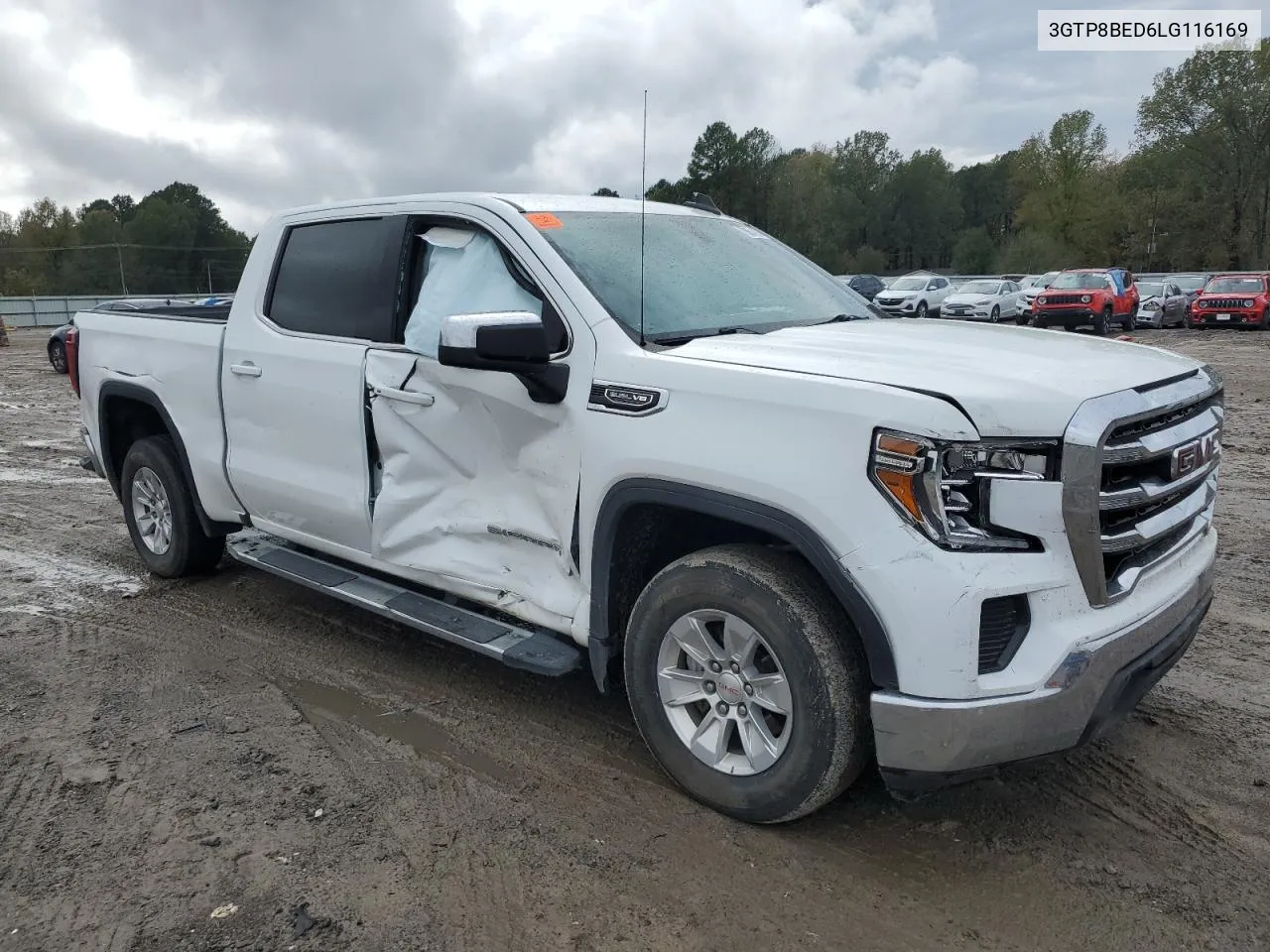 2020 GMC Sierra C1500 Sle VIN: 3GTP8BED6LG116169 Lot: 79061424