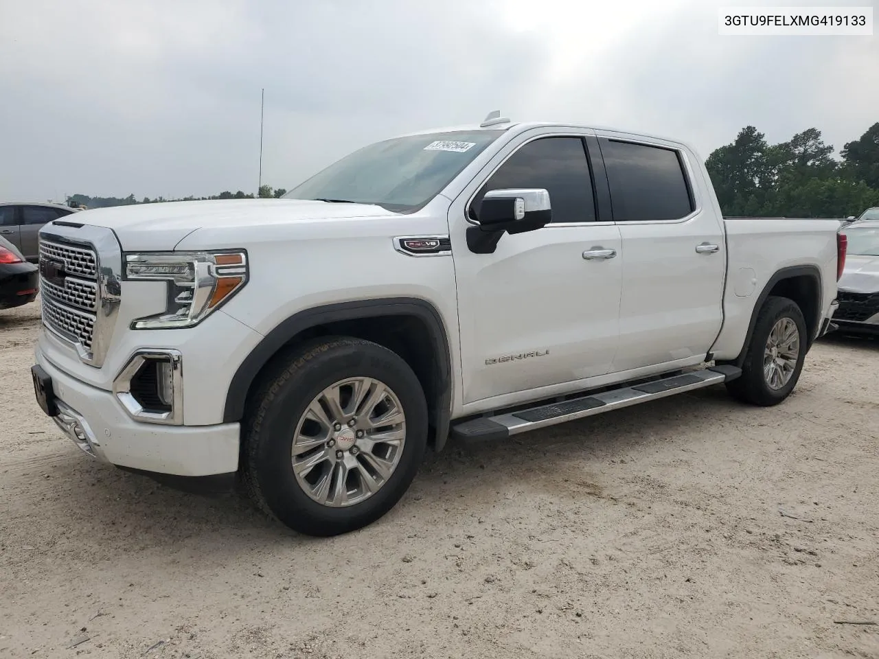 2021 GMC Sierra K1500 Denali VIN: 3GTU9FELXMG419133 Lot: 37992504