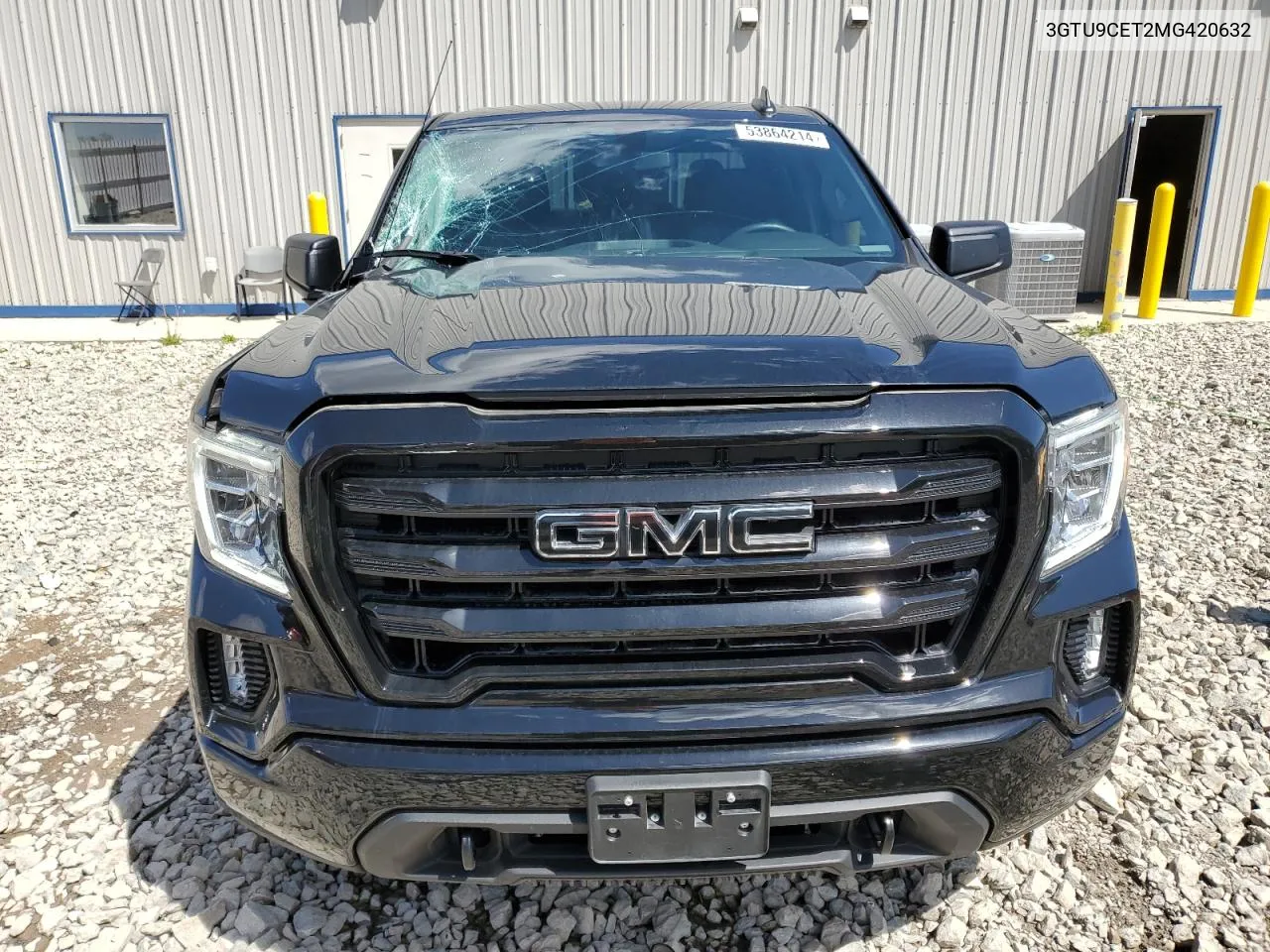 2021 GMC Sierra K1500 Elevation VIN: 3GTU9CET2MG420632 Lot: 53864214