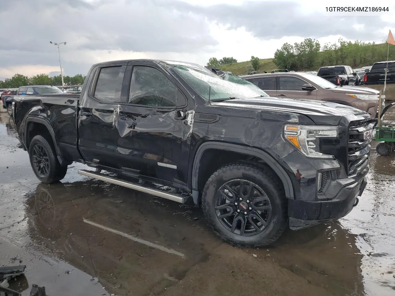 2021 GMC Sierra K1500 Elevation VIN: 1GTR9CEK4MZ186944 Lot: 59345054