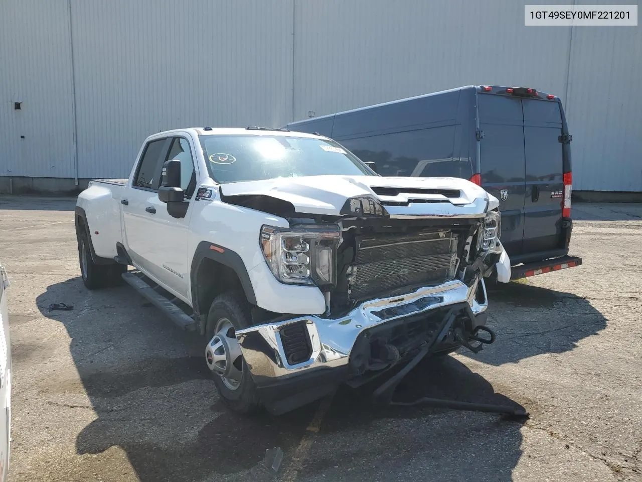 2021 GMC Sierra K3500 VIN: 1GT49SEY0MF221201 Lot: 59926964