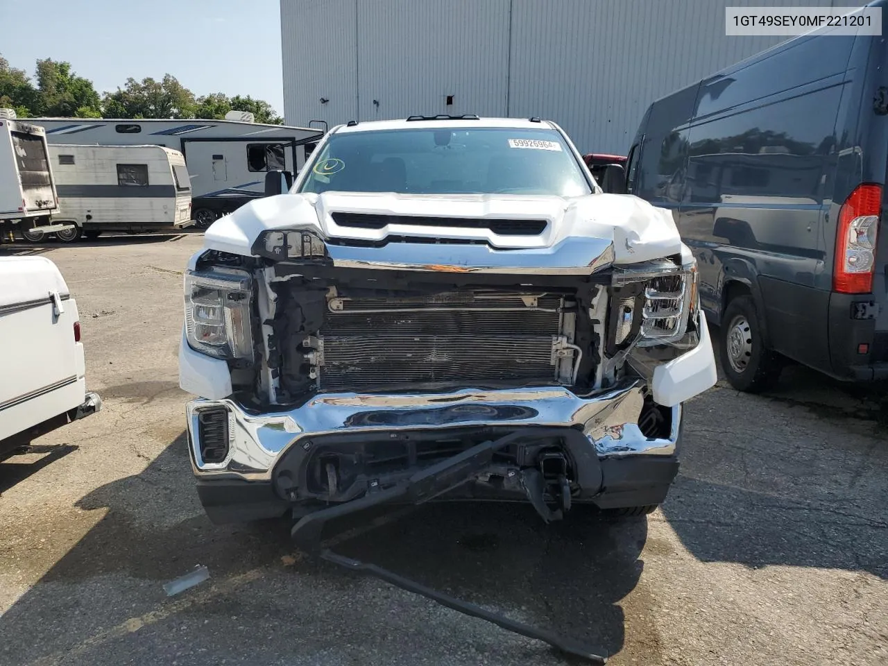 2021 GMC Sierra K3500 VIN: 1GT49SEY0MF221201 Lot: 59926964