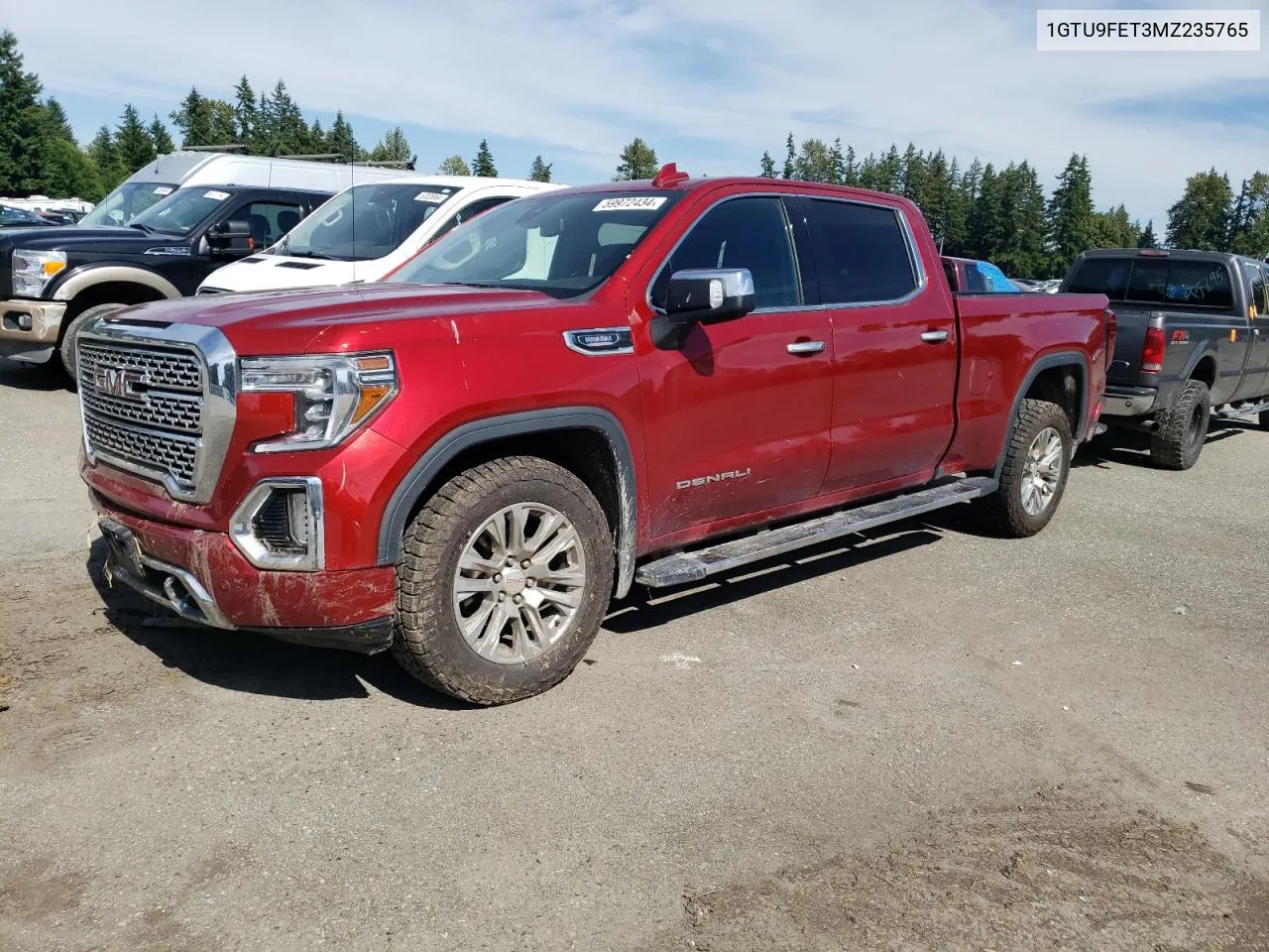 2021 GMC Sierra K1500 Denali VIN: 1GTU9FET3MZ235765 Lot: 59972434